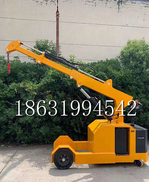 嘉祥县随车吊机小型12V24V1吨随车吊 多功能液压伸缩吊多少钱悬臂吊机1吨电动吊机随车吊机